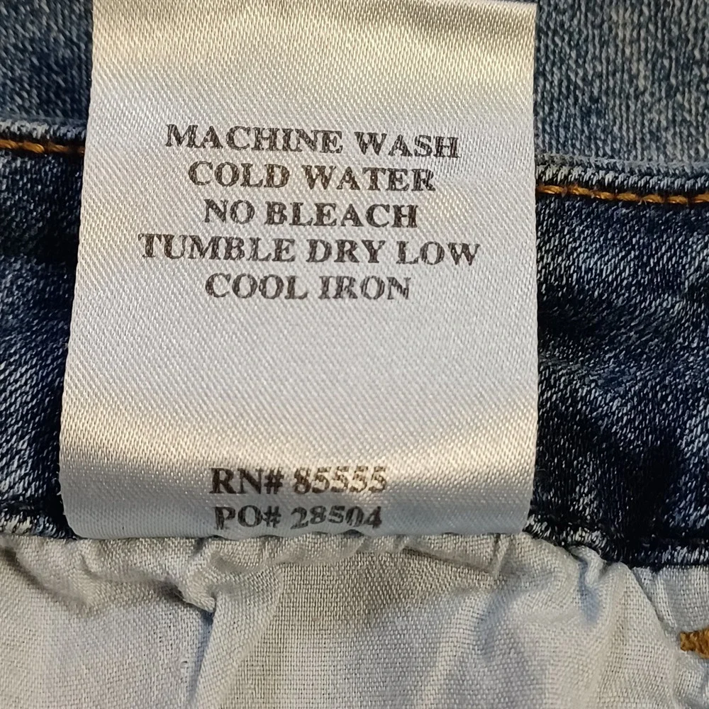 Studio Blue Skinny Jeans Womens 27 Medium‎ Wash Distressed Stretch S57011CRF